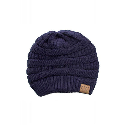 CC Ribbed Knit Beanie (color options)