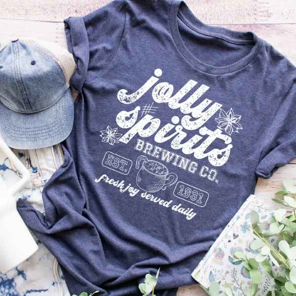 Jolly Spirits Graphic T-Shirt (Color Options)