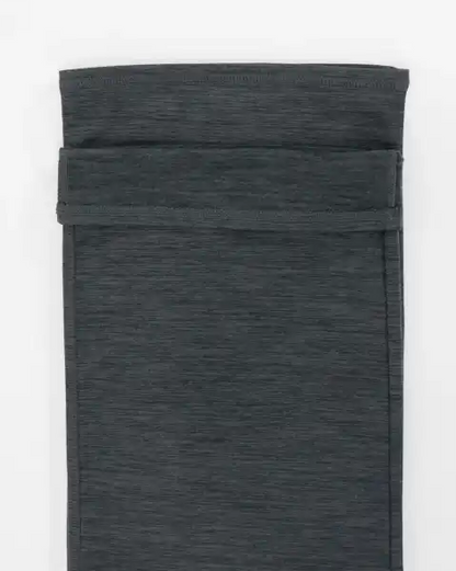 Fleece Lined Straight Leg Lounge Pants in Charcoal Grey