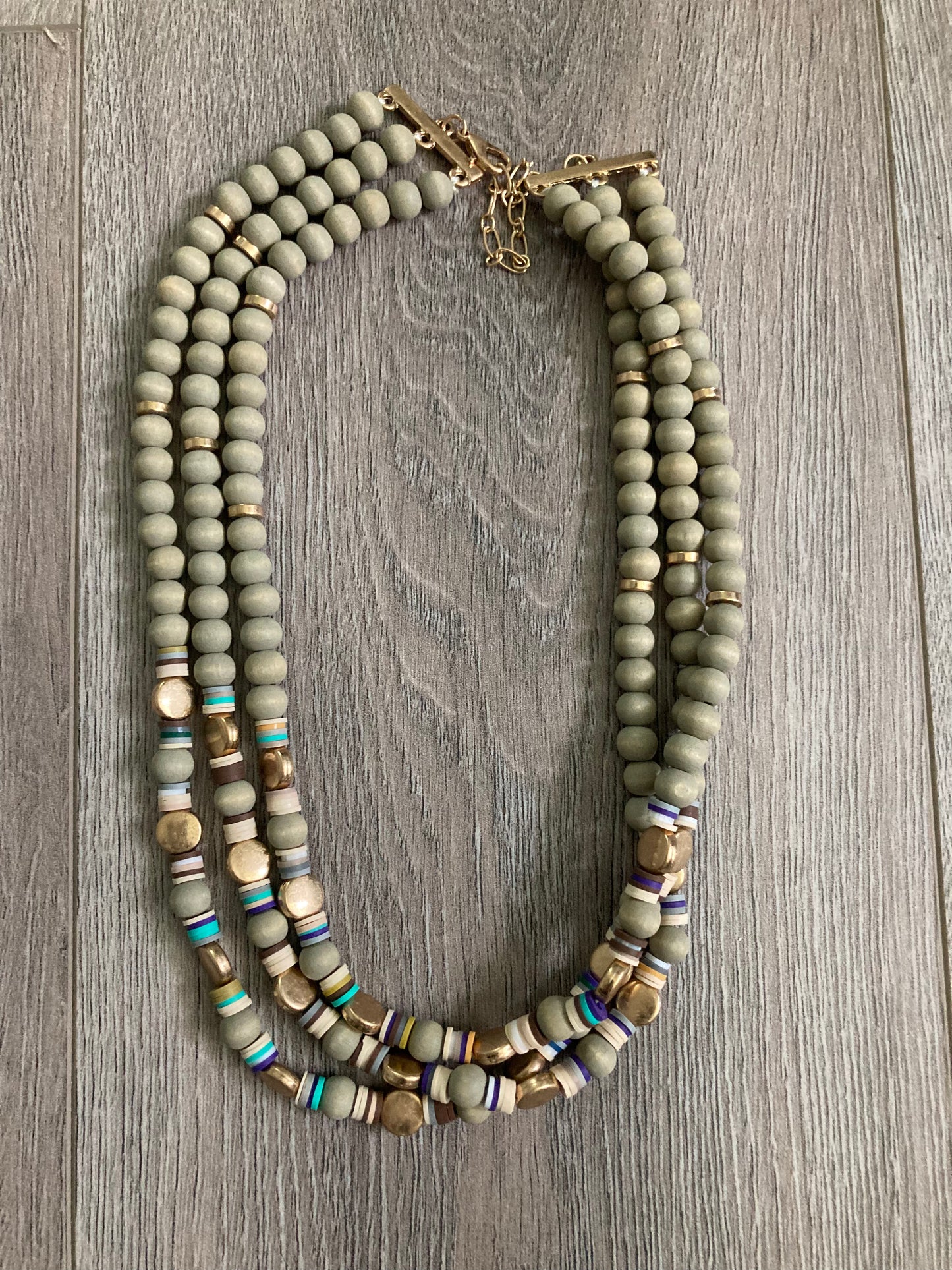 Rubber Beaded Necklace