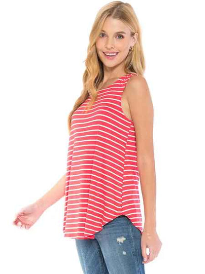 Striped Casual Tank Top