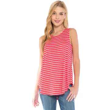 Striped Casual Tank Top