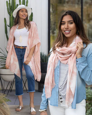Spring Tie-Dye Kimono