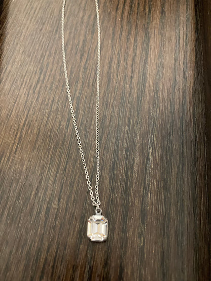 Clear Swarovski® Crystal Necklace