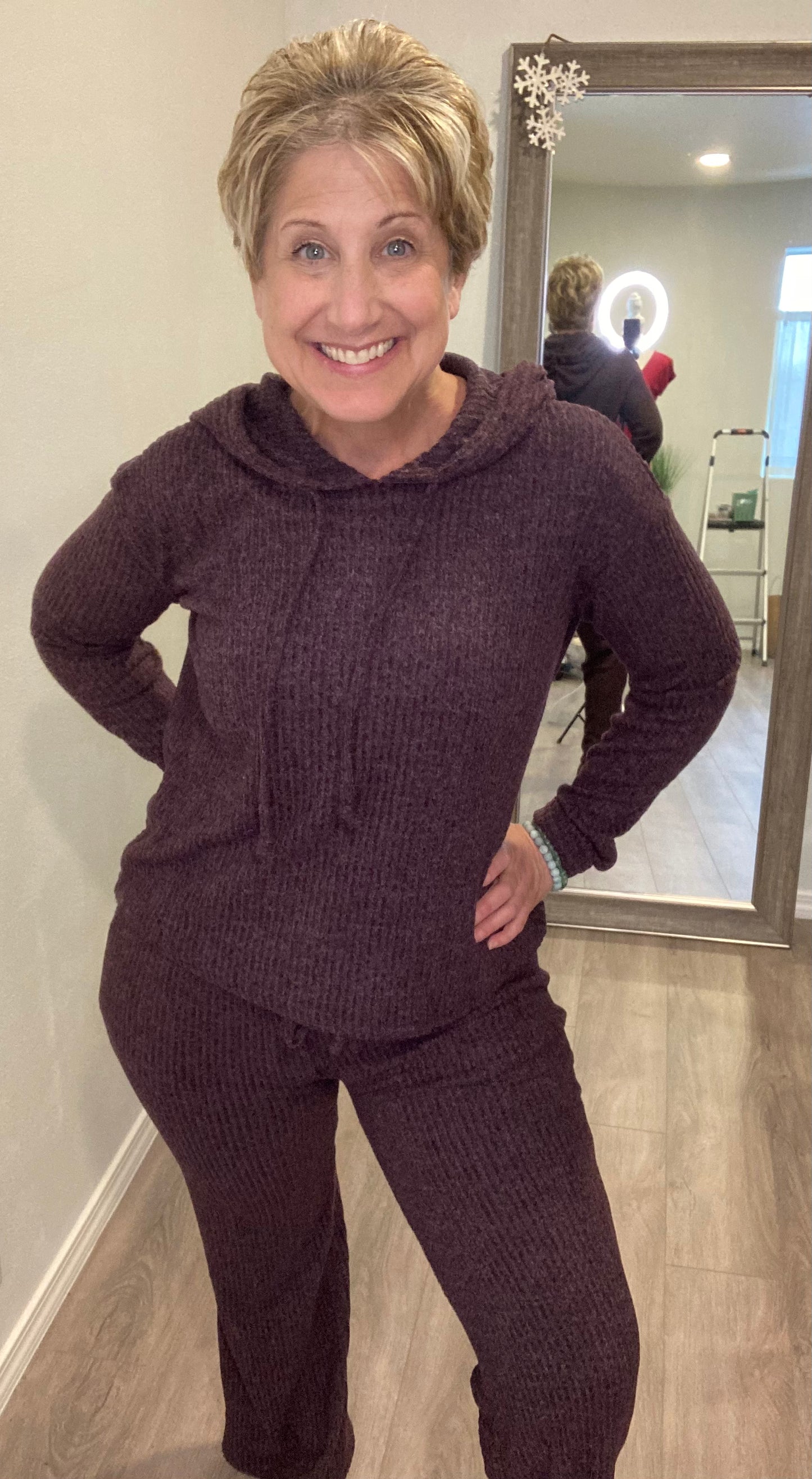 Slounge Ribbed Hoodie & Pants Set