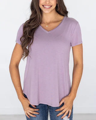 Perfect V-Neck Tee (Color Options)